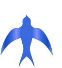 The Funda swallow, in royal blue